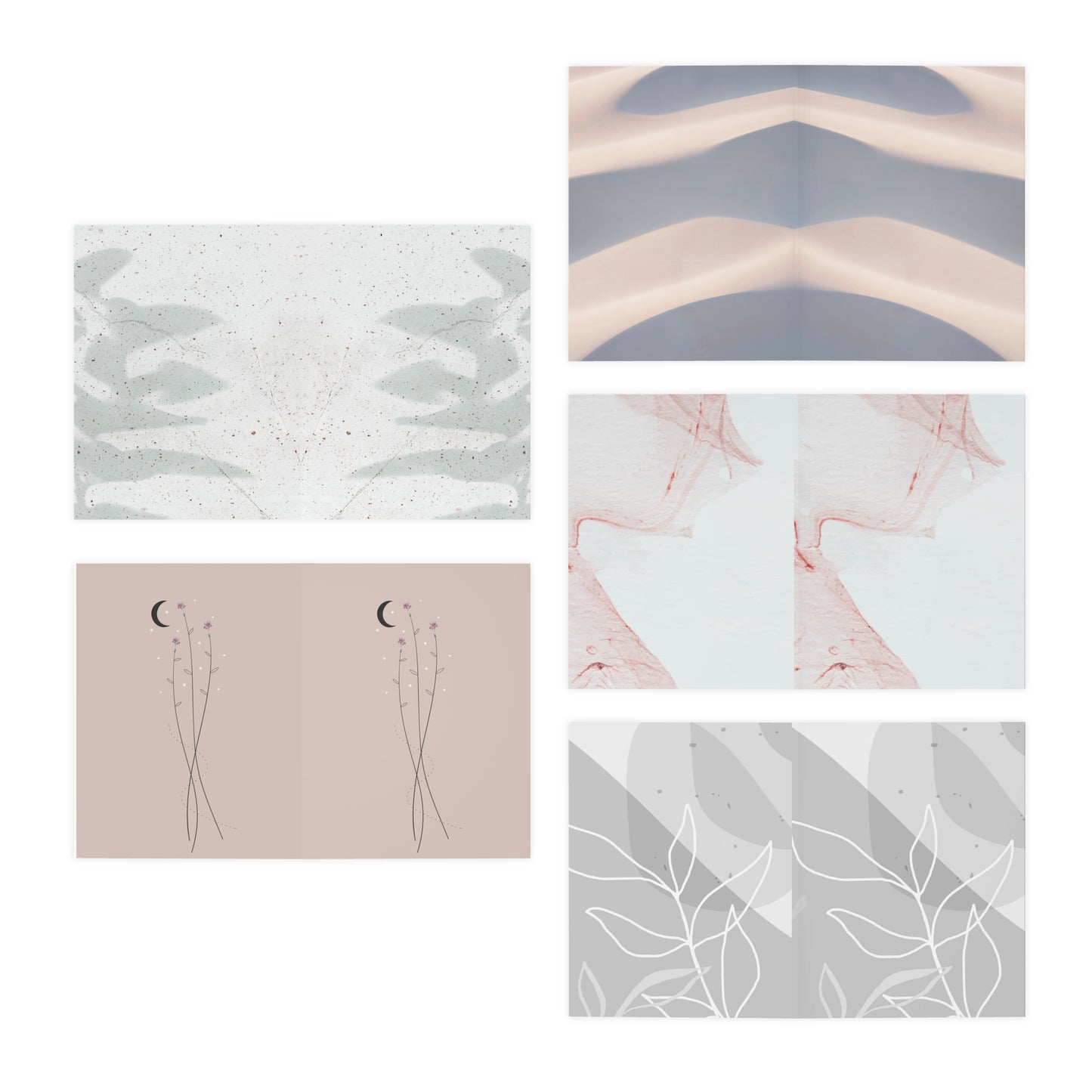 Greeting Cards Multi-design Set. The Elements Series. The Atelier Collection