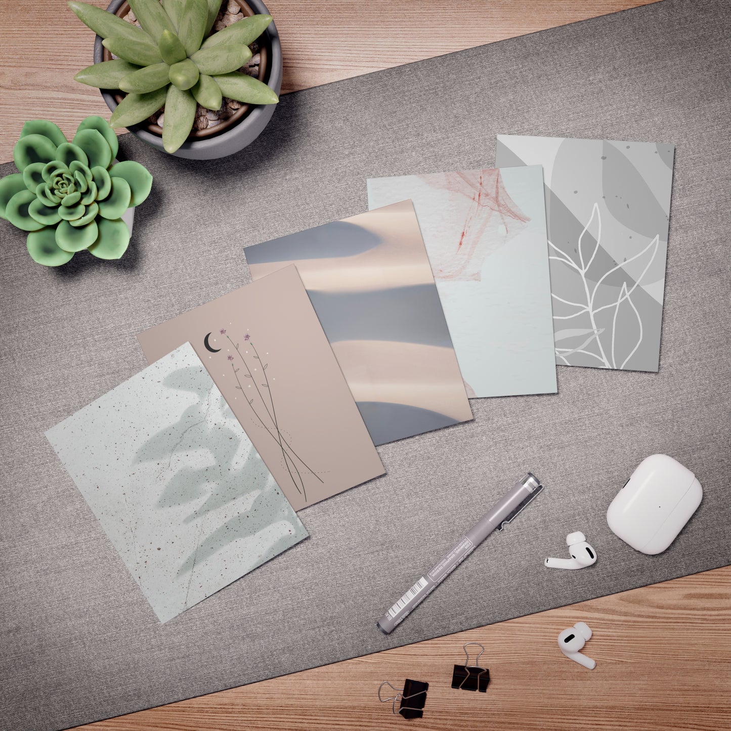 Greeting Cards Multi-design Set. The Elements Series. The Atelier Collection