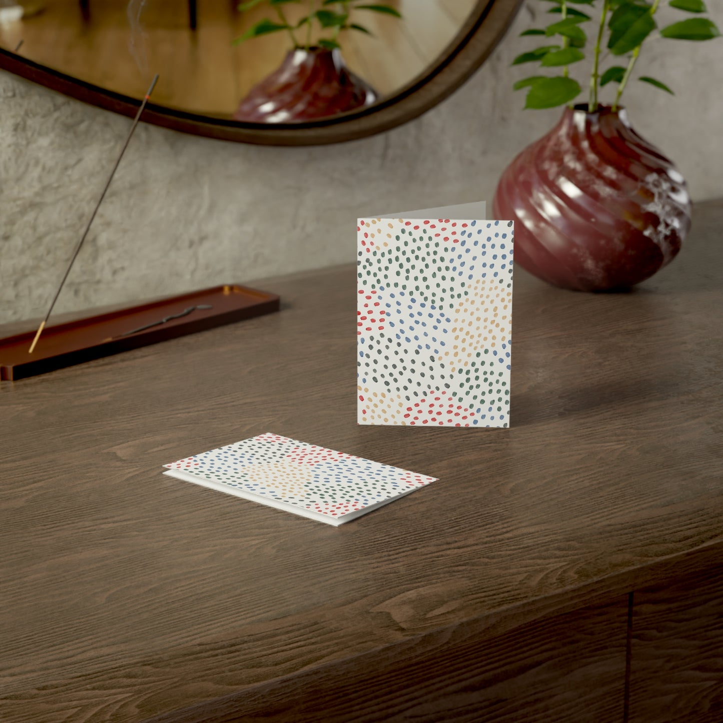 Dots Greeting Cards 1/10/30/50 pcs