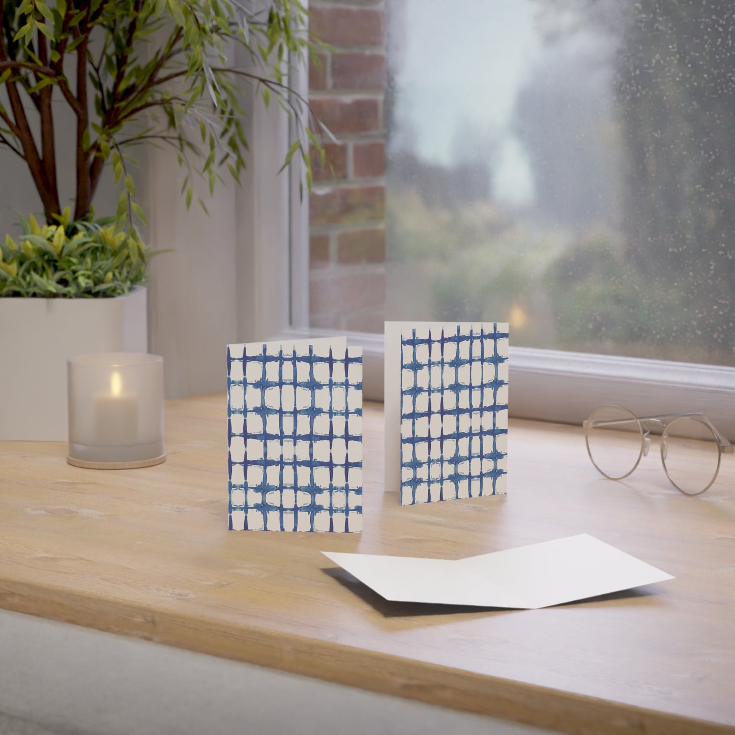 Grid Greeting Cards - 1/10/30/50 pcs