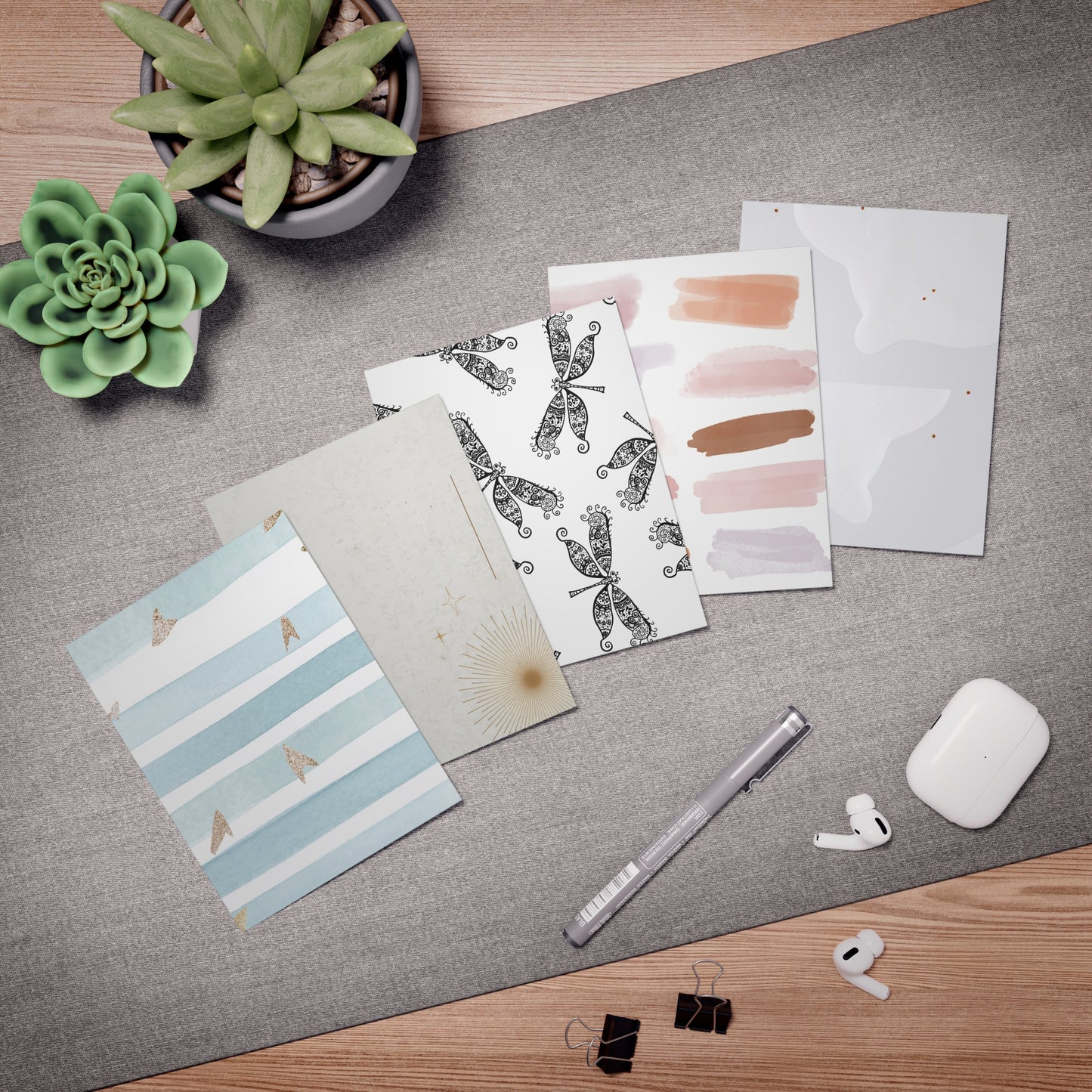 Greeting Cards Set. Multi-design. The Focus Series. The Atelier Collection