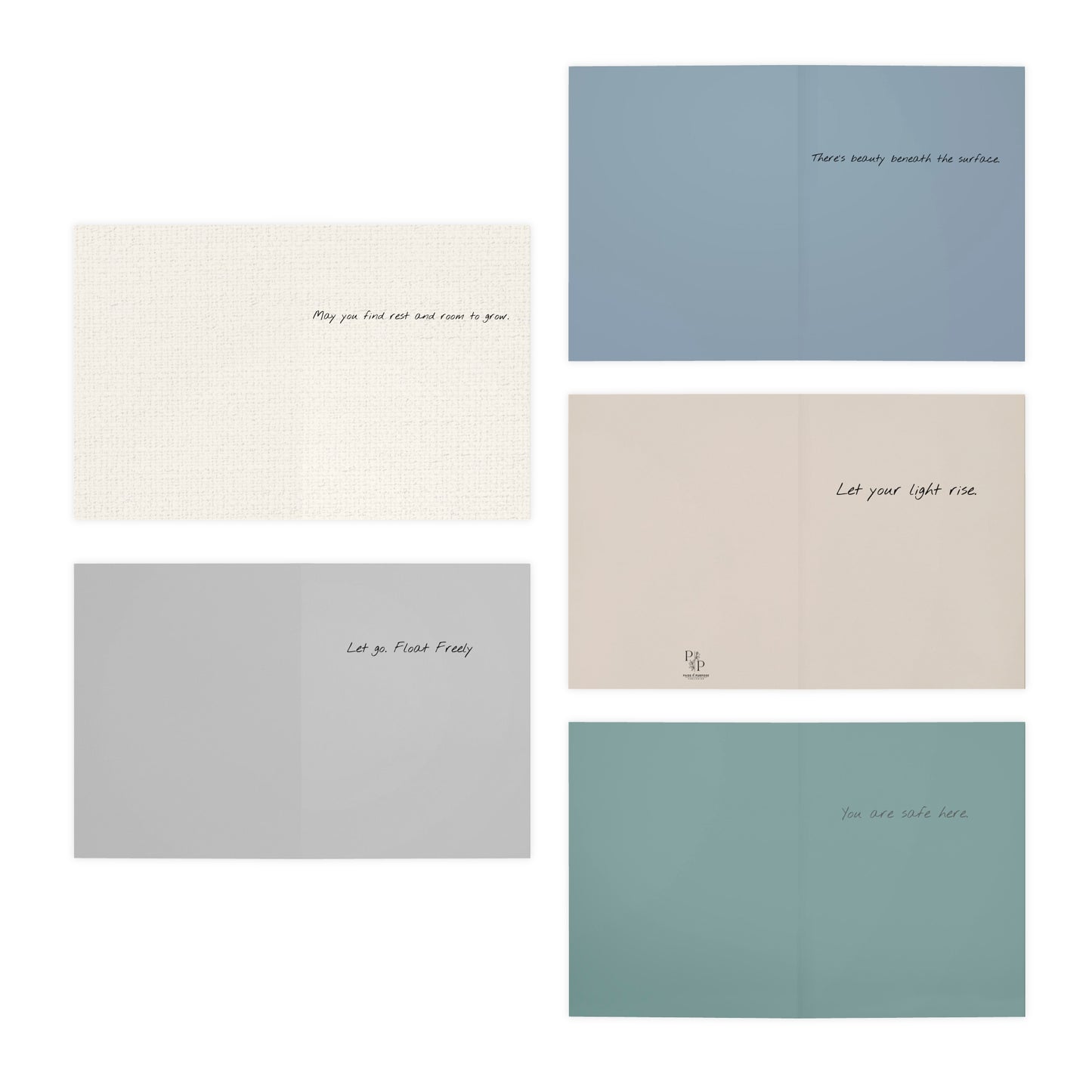 Greeting Cards Set. Multi-design. The Intentional Day Series. The Foundation Collection