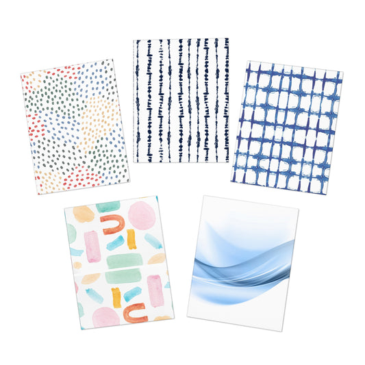Greeting Cards Set. Multi-design. The Form Series. The Atelier Collection